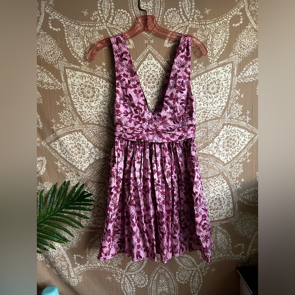 MATTEAU Floralprint Cottonpoplin Mini Dress - Picture 10 of 10